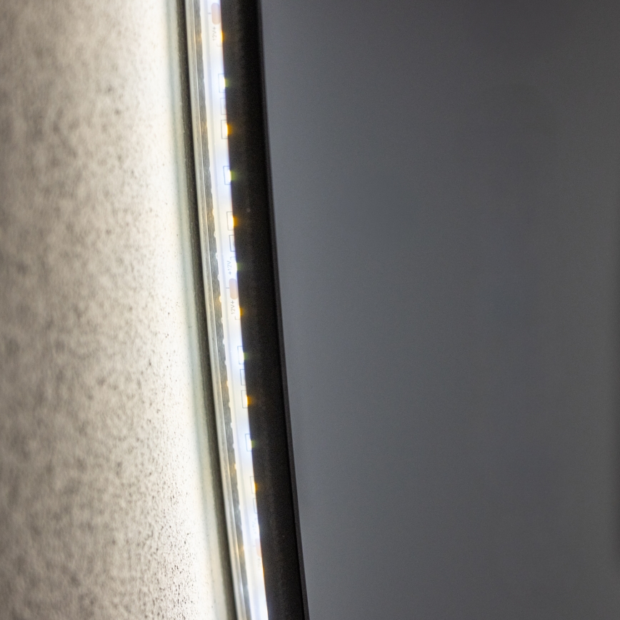 Brilagi - Καθρέφτης μπάνιου LED VENA BLACK LED/32W/230V Ø 100 cm IP44 CRI 90 ρυθμιζόμενος + CCT