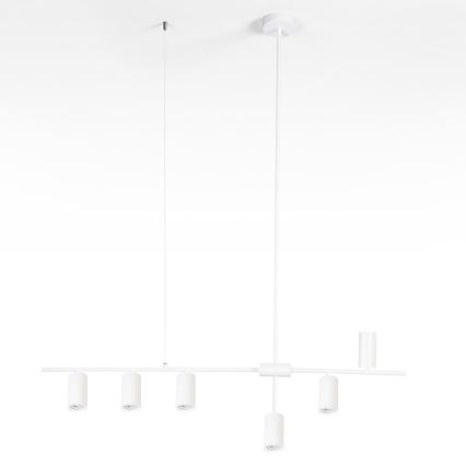 Brilagi - Κρεμαστό φωτιστικό CRANE με καλώδιο 6xGU10/30W/230V, λευκό
