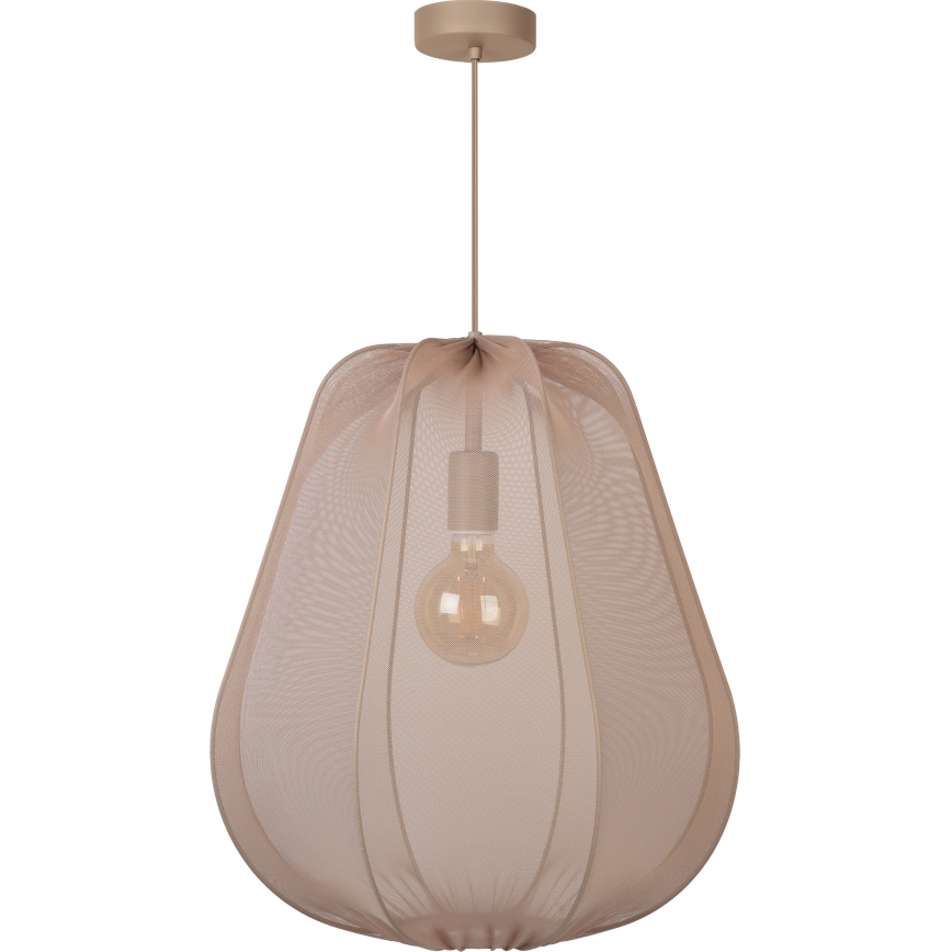 Brilagi - Κρεμαστό φωτιστικό LED ARVEN με καλώδιο 1xE27/8W/230V, Ø 37 cm, μπεζ