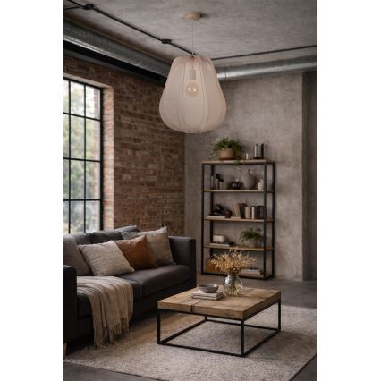 Brilagi - Κρεμαστό φωτιστικό LED ARVEN με καλώδιο 1xE27/8W/230V, Ø 37 cm, μπεζ
