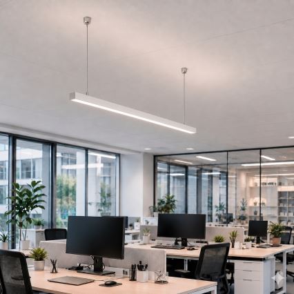 Brilagi - Κρεμαστό φωτιστικό FULLDAY LED/20/30/40W/230V 2700/4000/6000K 120 cm λευκό