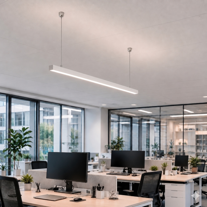 Brilagi - Κρεμαστό φωτιστικό FULLDAY LED/20/30/40W/230V 2700/4000/6000K 120 cm λευκό