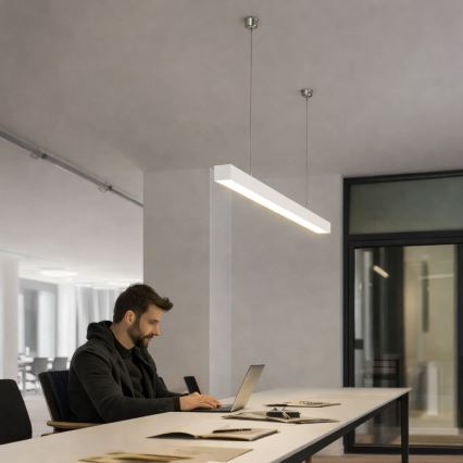 Brilagi - Κρεμαστό φωτιστικό FULLDAY LED/20/30/40W/230V 2700/4000/6000K 120 cm λευκό