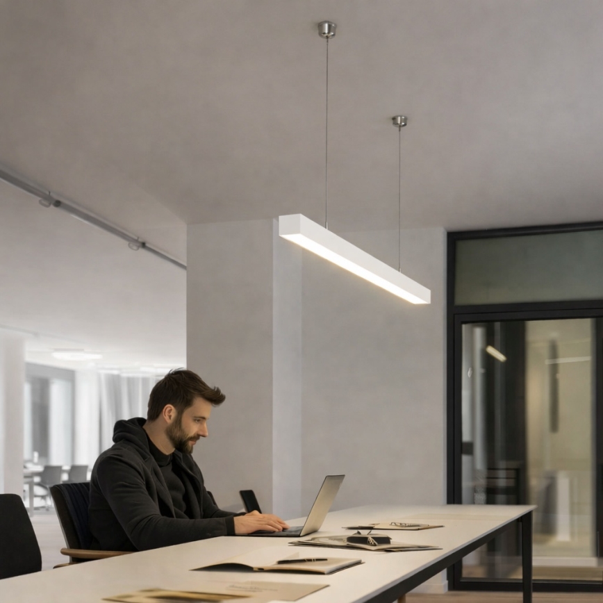 Brilagi - Κρεμαστό φωτιστικό FULLDAY LED/20/30/40W/230V 2700/4000/6000K 120 cm λευκό