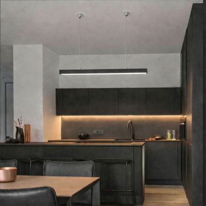 Brilagi - Κρεμαστό φωτιστικό LED FULLDAY LED/20/30/40W/230V 2700/4000/6000K 120 cm μαύρο