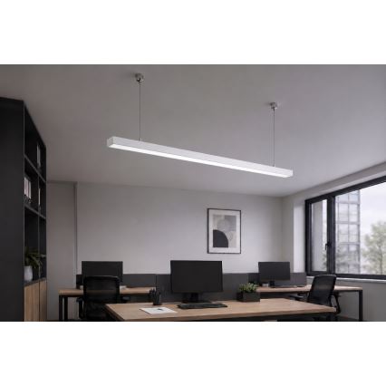Brilagi - Κρεμαστό φωτιστικό LED FULLDAY LED/30/40/50W/230V 2700/4000/6000K 150 cm λευκό