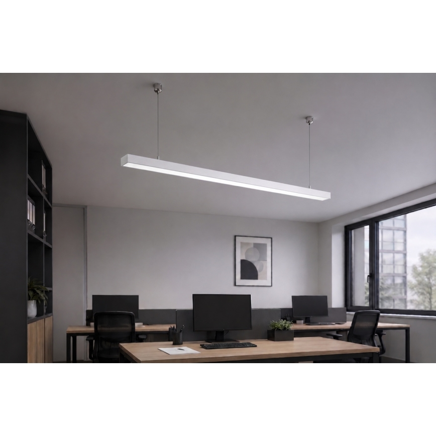 Brilagi - Κρεμαστό φωτιστικό LED FULLDAY LED/30/40/50W/230V 2700/4000/6000K 150 cm λευκό