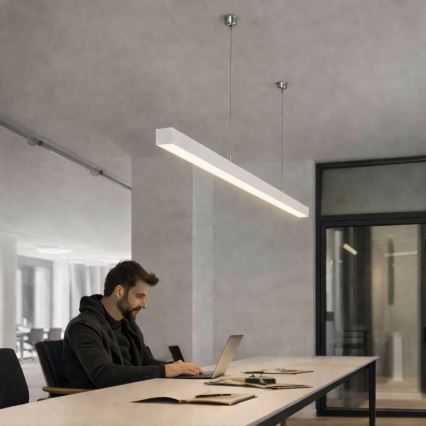 Brilagi - Κρεμαστό φωτιστικό LED FULLDAY LED/30/40/50W/230V 2700/4000/6000K 150 cm λευκό
