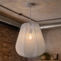 Brilagi - Κρεμαστό φωτιστικό LED σε καλώδιο ARVEN 1xE27/8W/230V Ø 37 εκ. γκρι