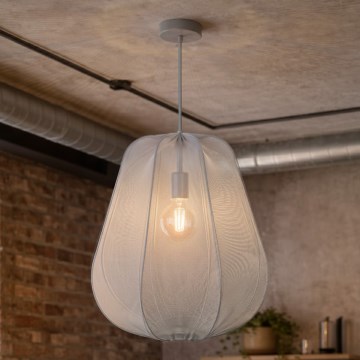 Brilagi - Κρεμαστό φωτιστικό LED σε καλώδιο ARVEN 1xE27/8W/230V Ø 37 εκ. γκρι