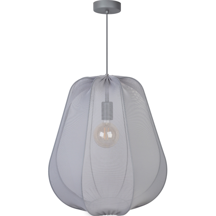 Brilagi - Κρεμαστό φωτιστικό LED σε καλώδιο ARVEN 1xE27/8W/230V Ø 37 εκ. γκρι