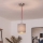 Brilagi - Κρεμαστό φωτιστικό LED σε καλώδιο NUBILA 1xE27/60W/230V διάμ. 14 cm κόκκινο/γκρι