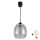 Brilagi - Κρεμαστό φωτιστικό LED σε καλώδιο RETRO GLASS 1xE27/60W/230V Ø 26 εκ. μαύρο/καπνιστό γκρι