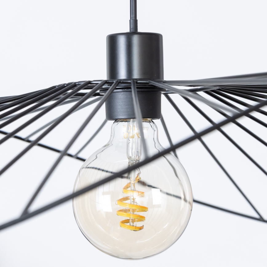 Brilagi - Κρεμαστό φωτιστικό LED σε σύρμα CERIA WIRE 1xE27/40W/230V 60x80 cm μαύρο