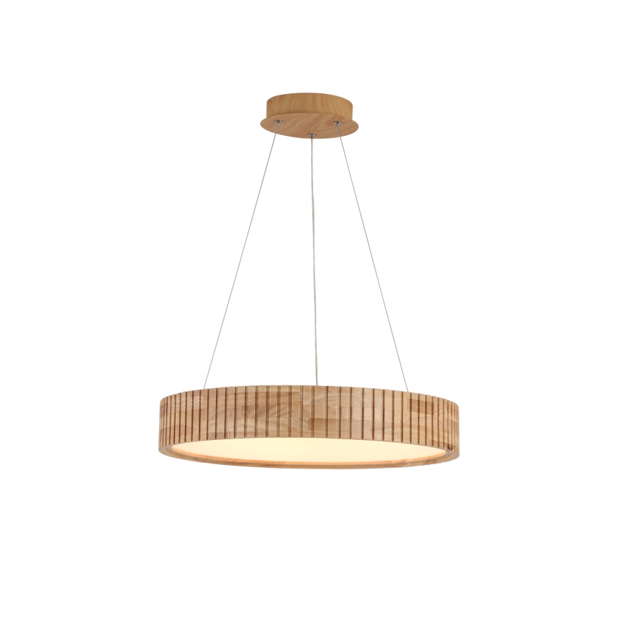 Brilagi - Κρεμαστό φωτιστικό LED με καλώδιο FALCON WOOD MODERN LED/30W/230V 3000/4000/6000K διάμ. 45 cm ξύλινο