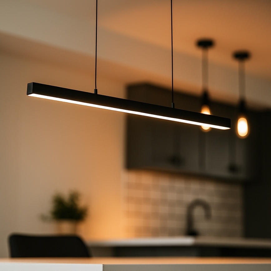 Brilagi - Κρεμαστό φωτιστικό LED με καλώδιο AXIS LED/30W/230V 120 cm μαύρο