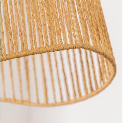 Brilagi - Κρεμαστό φωτιστικό LED με καλώδιο CERIA BOHO 1xE27/40W/230V Ø 50 cm καφέ