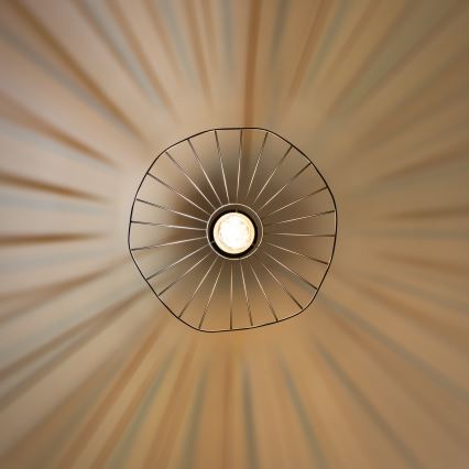 Brilagi - Κρεμαστό φωτιστικό LED με καλώδιο CERIA WIRE 1xE27/40W/230V Ø 40 cm μαύρο