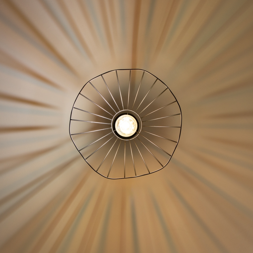 Brilagi - Κρεμαστό φωτιστικό LED με καλώδιο CERIA WIRE 1xE27/40W/230V Ø 40 cm μαύρο