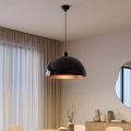 Brilagi - Κρεμαστό φωτιστικό LED με καλώδιο METALO 1xE27/40W/230V, διάμ. 40 cm, μαύρο/χάλκινο