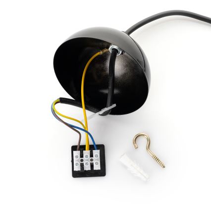 Brilagi - Κρεμαστό φωτιστικό LED με καλώδιο METALO 1xE27/40W/230V, διάμ. 40 cm, μαύρο/χάλκινο