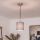 Brilagi - Κρεμαστό φωτιστικό LED με καλώδιο NUBILA 1xE27/60W/230V Ø 14 εκ. μαύρο/ανοιχτό γκρι