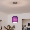 Brilagi - Κρεμαστό φωτιστικό LED με καλώδιο NUBILA 1xE27/60W/230V διάμ. 14 cm μωβ