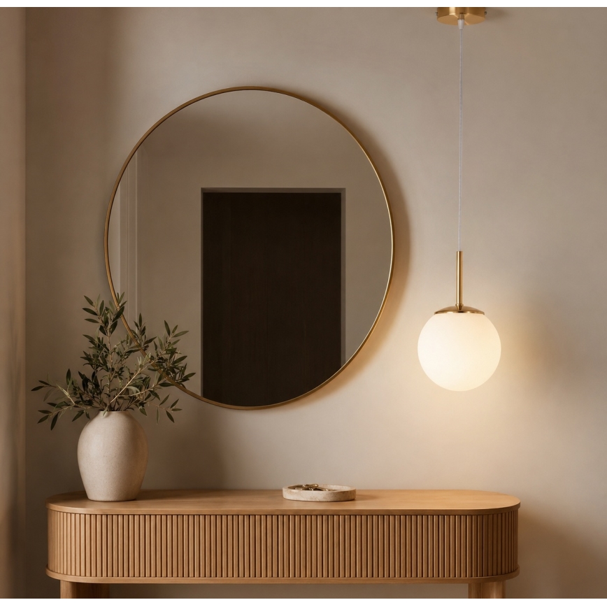 Brilagi - Κρεμαστό φωτιστικό MILO με καλώδιο 1xE27/60W/230V χρυσό