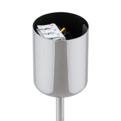 Brilagi - Κρεμαστό φωτιστικό MONTE με ράβδο 5xE27/60W/230V κρεμ/γυαλιστερό χρώμιο