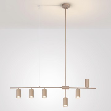Brilagi - Κρεμαστό φωτιστικό σε καλώδιο CRANE 6xGU10/30W/230V μπεζ