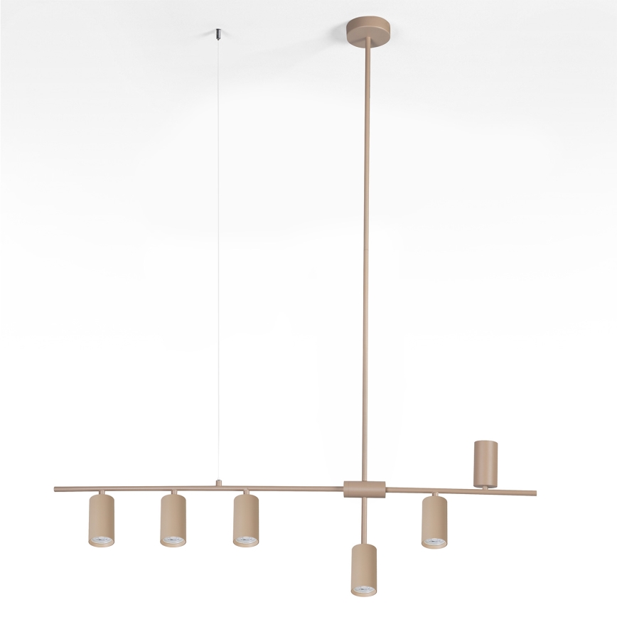 Brilagi - Κρεμαστό φωτιστικό σε καλώδιο CRANE 6xGU10/30W/230V μπεζ