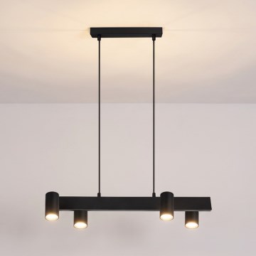 Brilagi - Κρεμαστό φωτιστικό σε καλώδιο SELE, 4x GU10, 30W, 230V, μαύρο