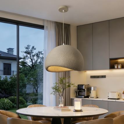 BRILAGI - Κρεμαστό φωτιστικό σε καλώδιο WABI SABI 1xE27/60W/230V Ø 50 cm μπεζ