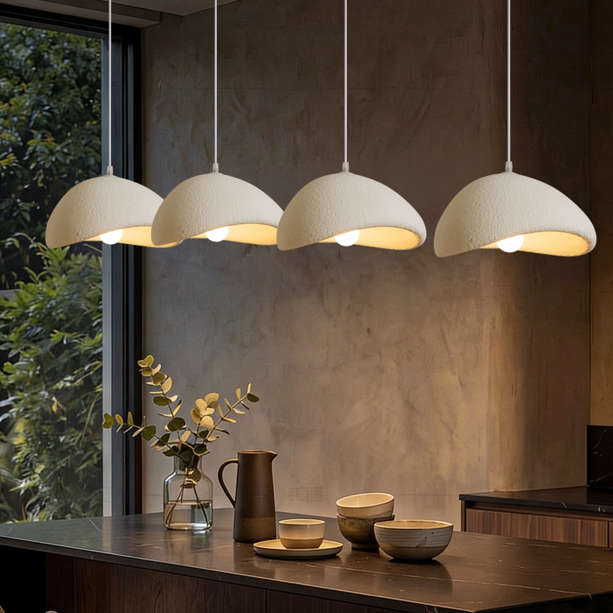 BRILAGI - Κρεμαστό φωτιστικό σε καλώδιο WABI SABI 4xE27/60W/230V λευκό