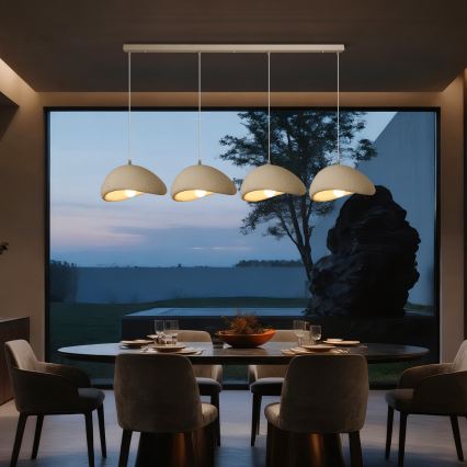 BRILAGI - Κρεμαστό φωτιστικό σε καλώδιο WABI SABI 4xE27/60W/230V λευκό