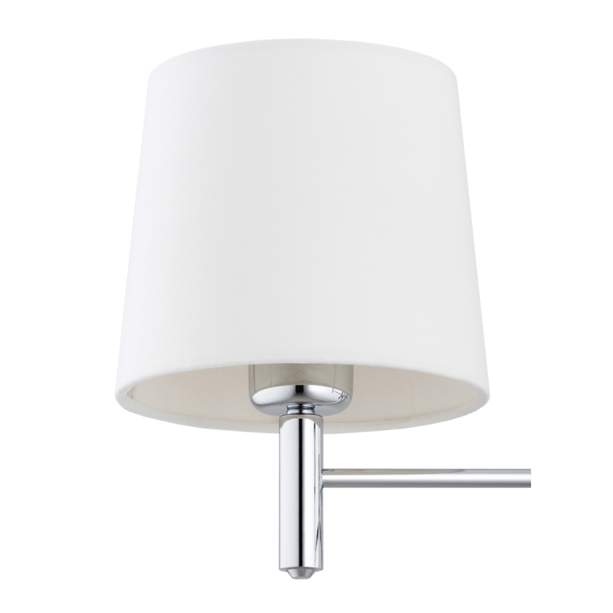 BRILAGI - Κρεμαστό φωτιστικό σε ράβδο MONTE 3xE27/60W/230V εκρού/γυαλιστερό χρώμιο
