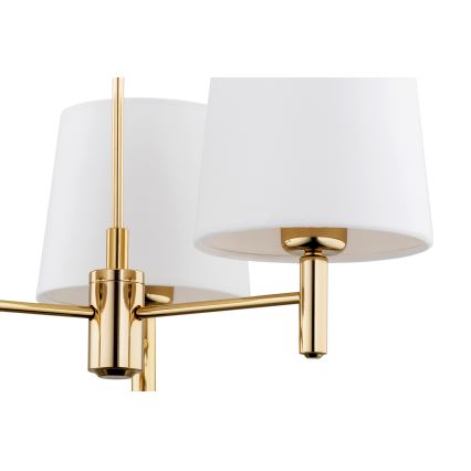 Brilagi - Κρεμαστό φωτιστικό σε ράβδο MONTE 3xE27/60W/230V εκρού/χρυσό
