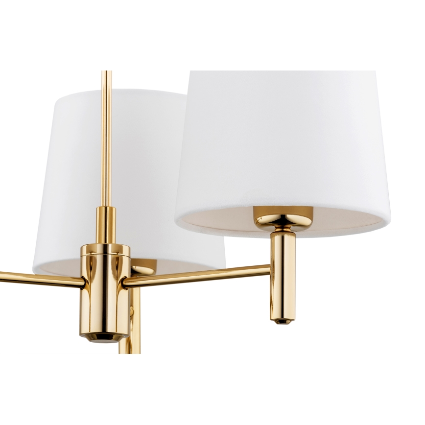 Brilagi - Κρεμαστό φωτιστικό σε ράβδο MONTE 3xE27/60W/230V εκρού/χρυσό