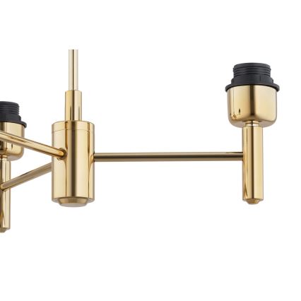 Brilagi - Κρεμαστό φωτιστικό σε ράβδο MONTE 3xE27/60W/230V μαύρο/χρυσό