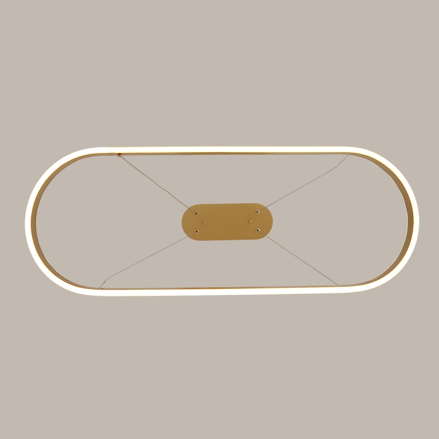 Brilagi - Κρεμαστό φωτιστικό PONDIE LED με καλώδιο LED/44W/230V 80x30 cm, χρυσό