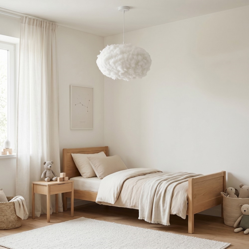 Brilagi - Κρεμαστό φωτιστικό SOLEAIR με καλώδιο 2xE27/40W/230V λευκό