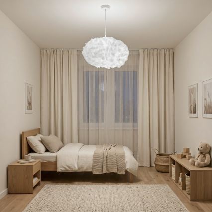 Brilagi - Κρεμαστό φωτιστικό SOLEAIR με καλώδιο 2xE27/40W/230V λευκό