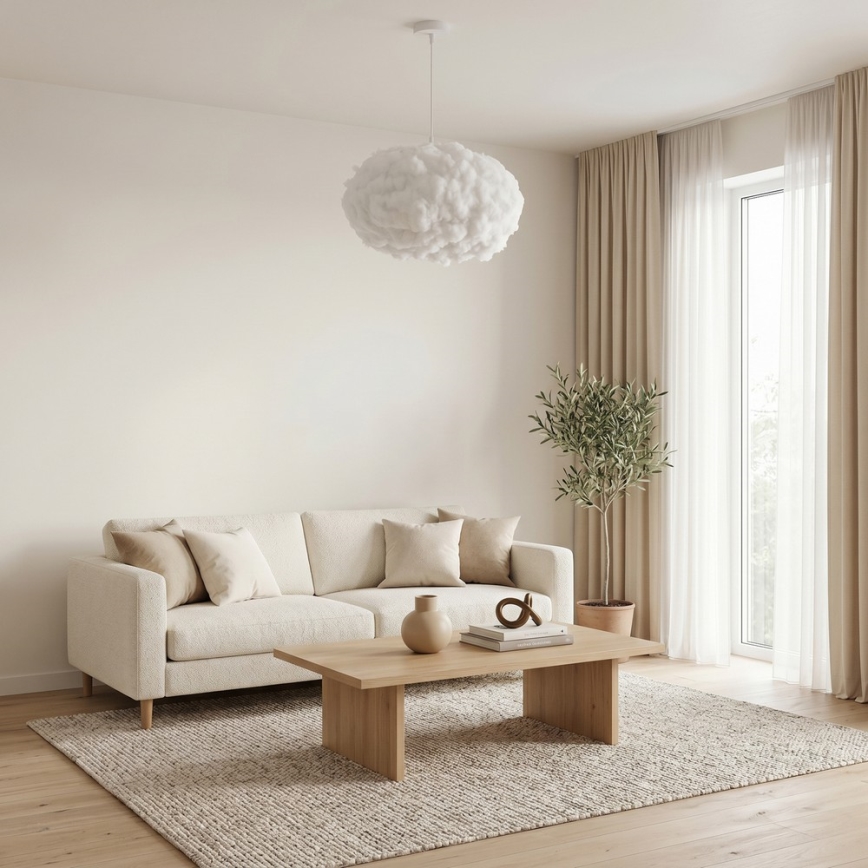 Brilagi - Κρεμαστό φωτιστικό SOLEAIR με καλώδιο 2xE27/40W/230V λευκό