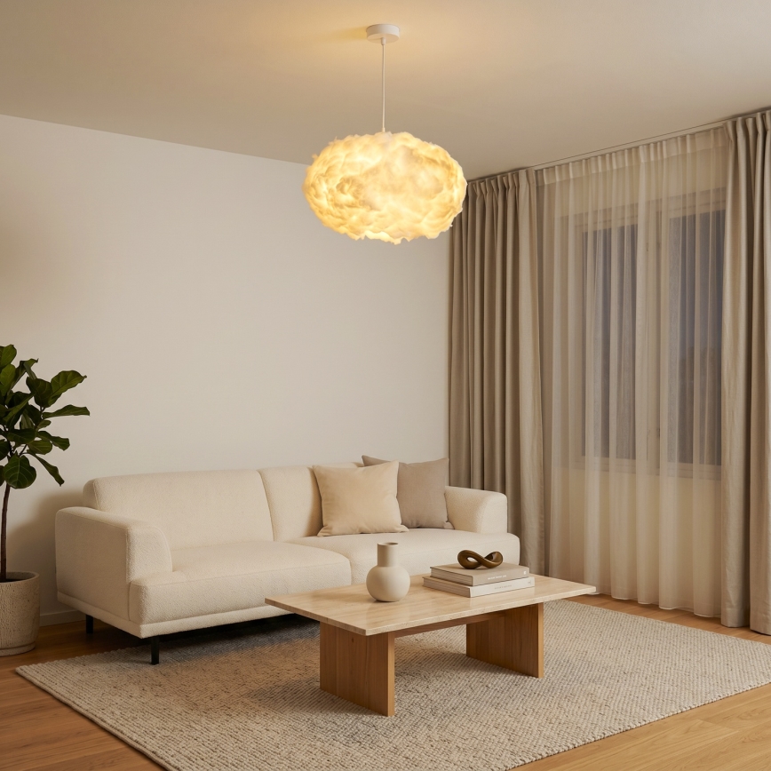 Brilagi - Κρεμαστό φωτιστικό SOLEAIR με καλώδιο 2xE27/40W/230V λευκό