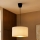 Brilagi - Κρεμαστό φωτιστικό VELVET με καλώδιο 1xE27/60W/230V Ø 40 cm κρεμ/χρυσό