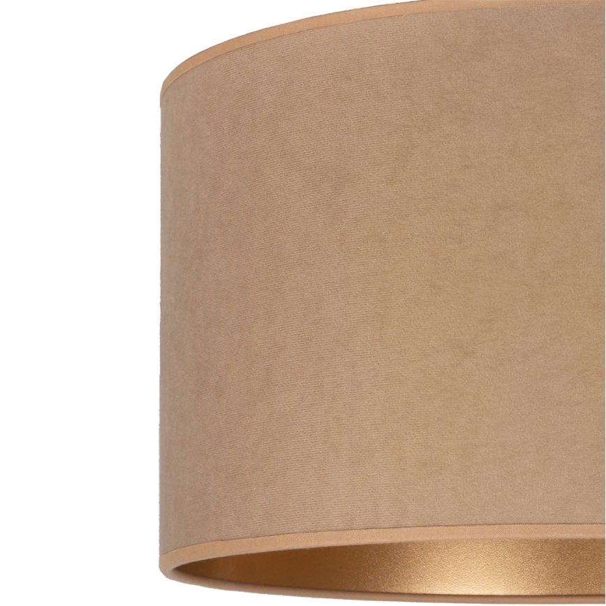 Brilagi - Κρεμαστό φωτιστικό VELVET με καλώδιο, 1xE27/60W/230V, διάμ. 40 εκ., μπεζ/χρυσό