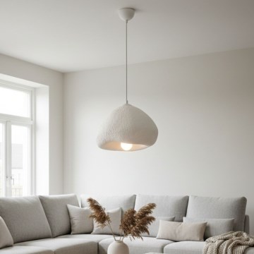 Brilagi - Κρεμαστό φωτιστικό WABI SABI με καλώδιο 1xE27/40W/230V Ø 32 cm λευκό