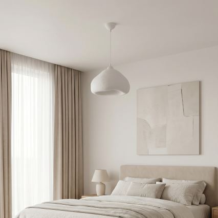 Brilagi - Κρεμαστό φωτιστικό WABI SABI με καλώδιο 1xE27/40W/230V Ø 32 cm λευκό