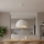 Brilagi - Κρεμαστό φωτιστικό WABI SABI με καλώδιο, 1xE27/40W/230V, Ø 50 cm, λευκό