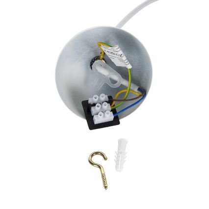 Brilagi - Κρεμαστό φωτιστικό WABI SABI με καλώδιο, 1xE27/40W/230V, Ø 50 cm, λευκό